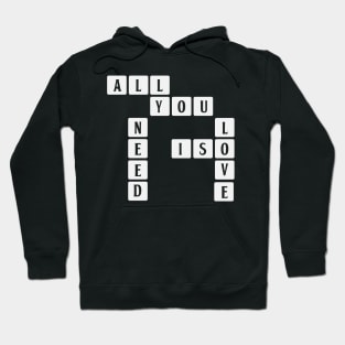 Scrabble - All you need is Love Hoodie